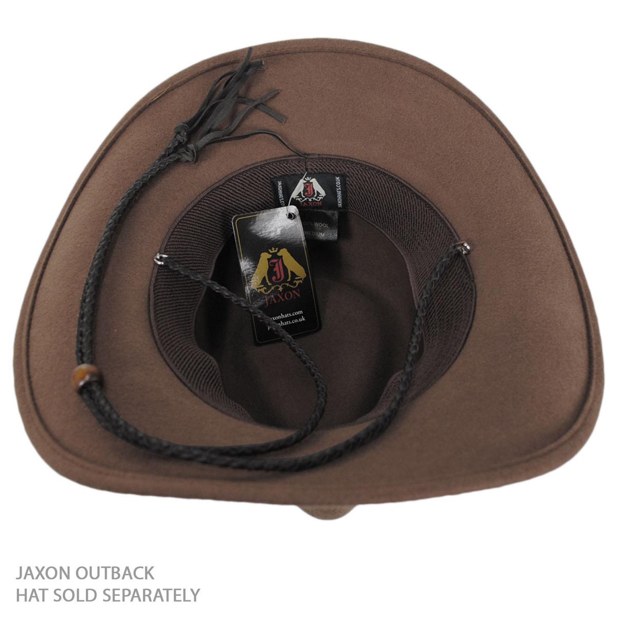 Village Hat Shop | Leather Braid Chin Cord/Strap | 602330 | under | BLACK