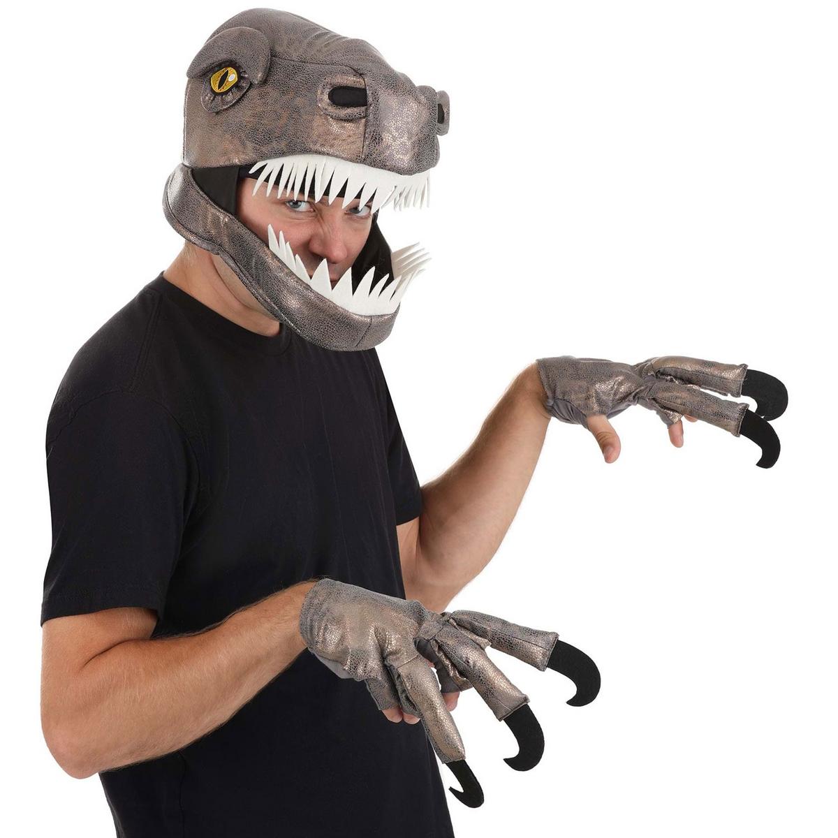 Riding Raptor Yellow Hat Velociraptor Jawesome Hat & Claw Kit – Village Hat Shop
