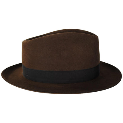 Stetson | Chatham Fur Felt Fedora Hat | 130610 | profiletwo | MINK