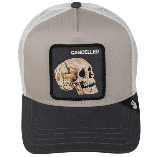 Goorin Bros | The Cancelled Skull Mesh Trucker Snapback Baseball Cap | 200806 | front | MULTI COLOR