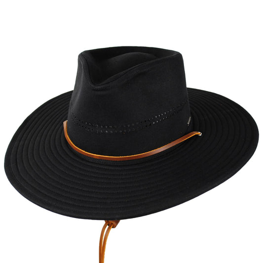 BRIXTON HATS | Beck Waxed Cotton Journey Hat | 402616 | lead | BLACK