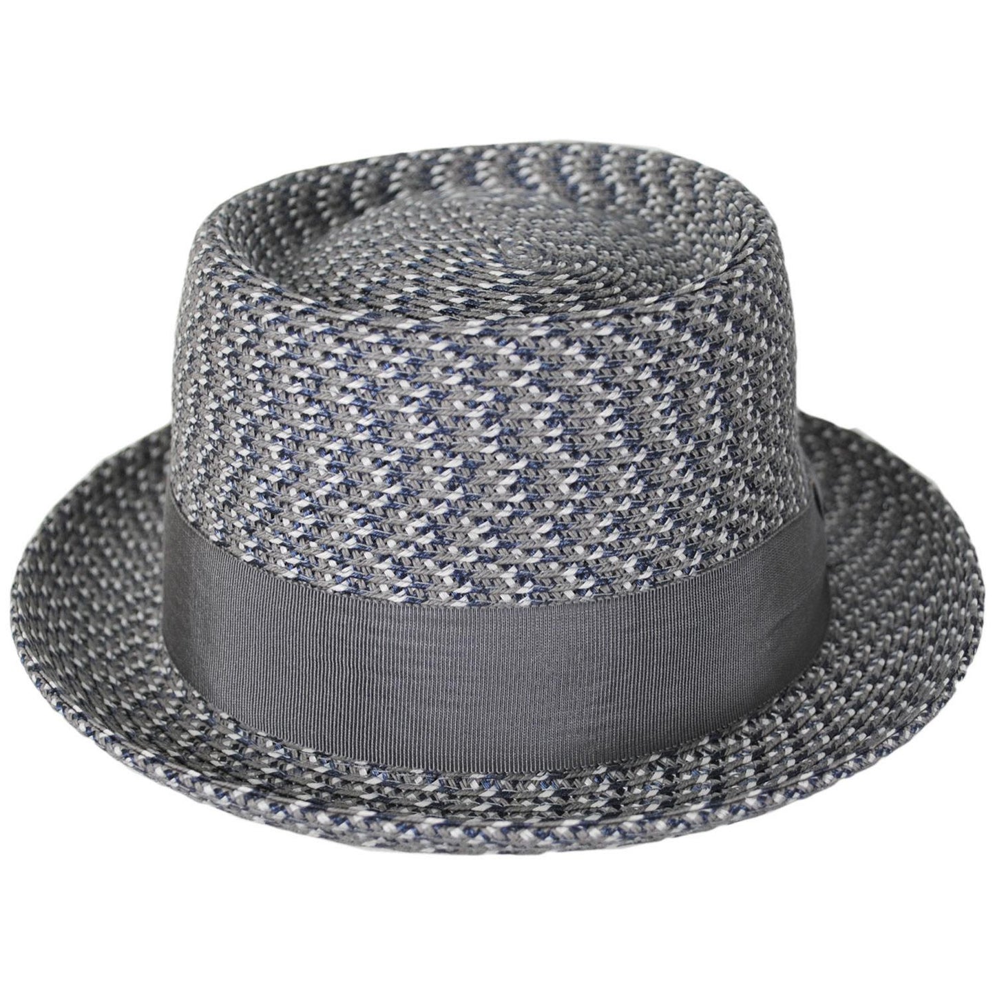 Bailey 1922 | Waits Sewn Braid Straw Pork Pie Hat - Spring | 127798S | front | ASH