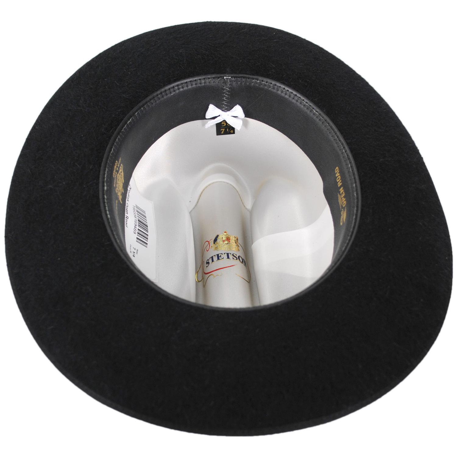 Stetson | Kodiak Open Road 6X Fur Felt Western Hat | 130761 | under | BLACK