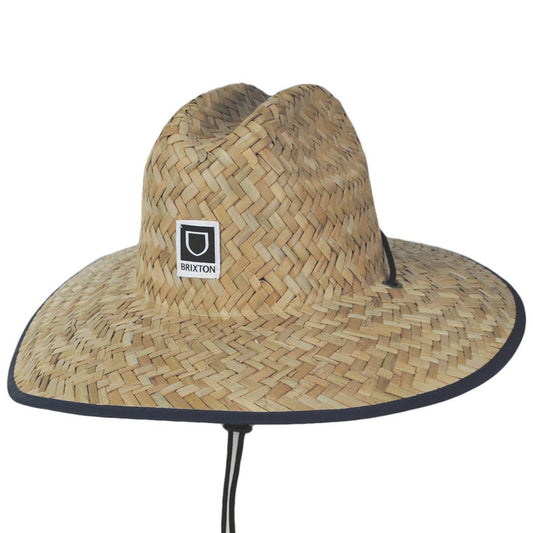 BRIXTON HATS | Beta Palm Leaf Straw Lifeguard Hat | 128339 | lead | TAN