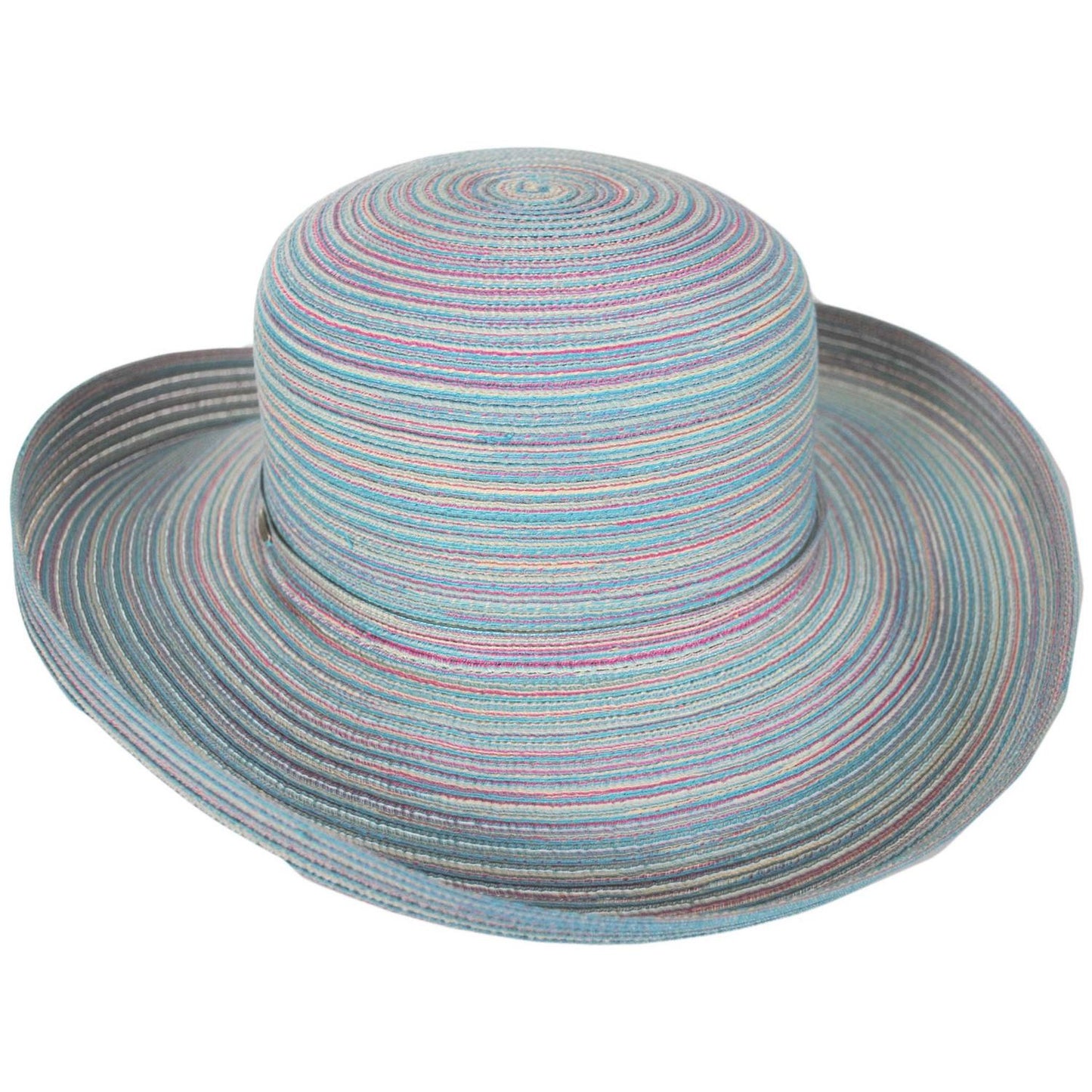 Scala | Eden Poly Blend Roller Sun Hat | 101401 | lead | AQUA