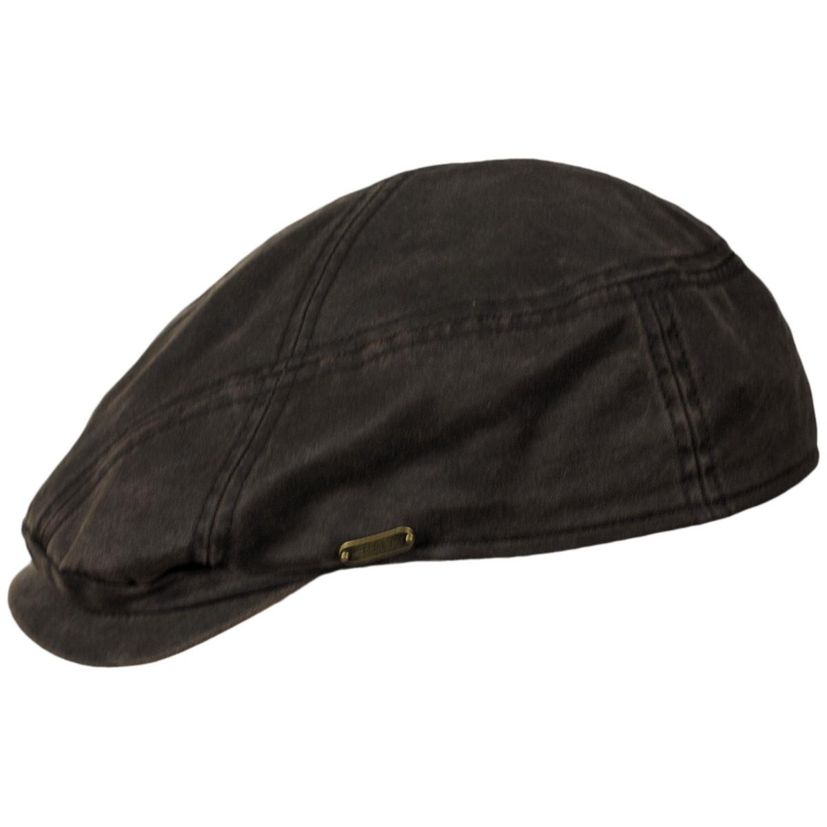 Scala | Weathered Cotton Ivy Cap | 160226 | profile | BROWN