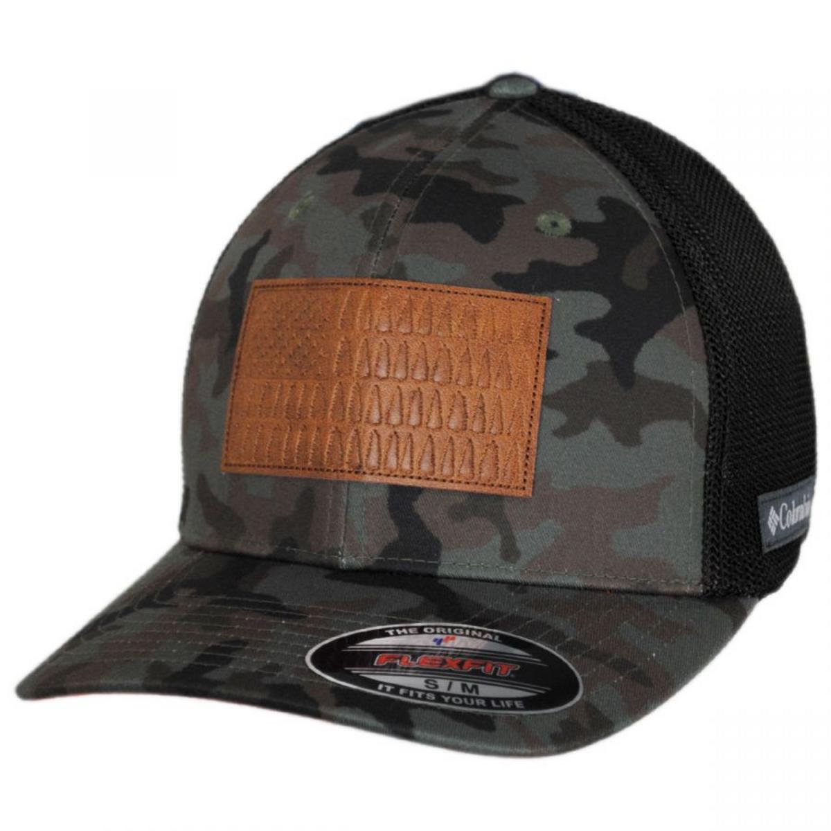 Columbia Sportswear | Tree Flag Mesh Flexfit Fitted Baseball Cap - FW24 | 400139FW24 | lead | CAMOUFLAGE