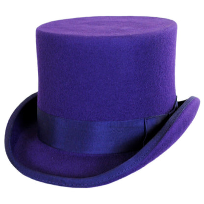 Scala | Wool Felt Top Hat | 190123 | lead | PURPLE