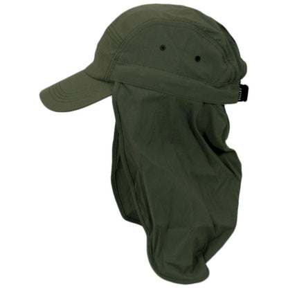 Tilley Endurables | Ultralight DWR Sunshield Neck Flap Baseball Cap | 400844 | profile | OLIVE
