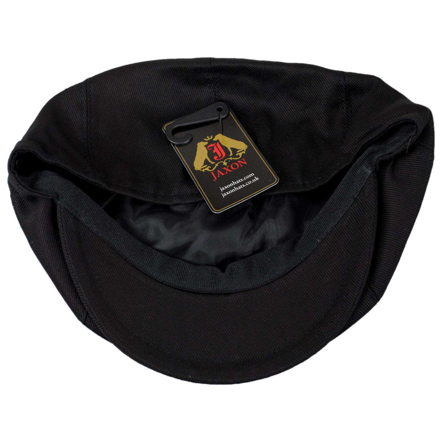 Jaxon Hats | Kid's Cotton Newsboy Cap | 512103 | under | BLACK