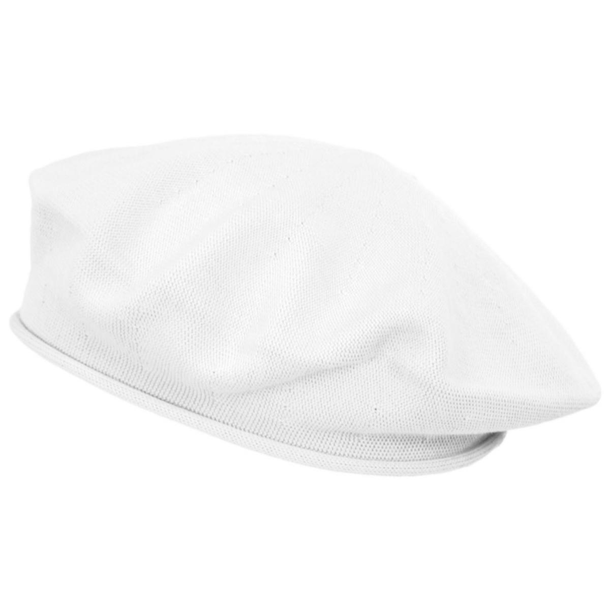 sur la tete | Cotton Beret - 11.5 inch Diameter | 151101 | lead | WHITE