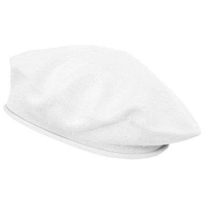sur la tete | Cotton Beret - 11.5 inch Diameter | 151101 | lead | WHITE