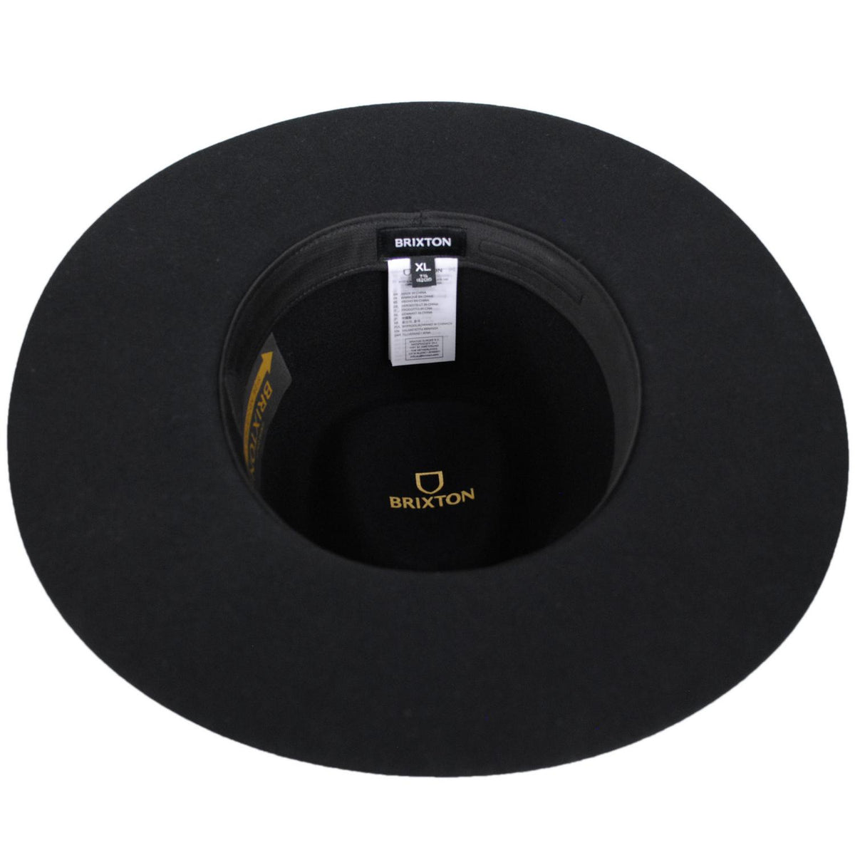 BRIXTON HATS | Sonoran Wool Felt Western Rancher Hat | 135676 | under | BLACK