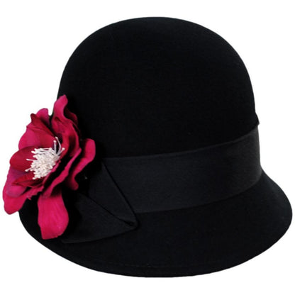 Toucan Collection | Camelia Wool Felt Cloche - Made to Order