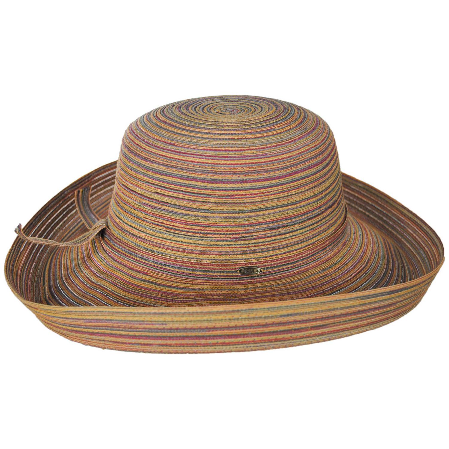 Scala | Eden Poly Blend Roller Sun Hat | 101401 | profile | SPICE
