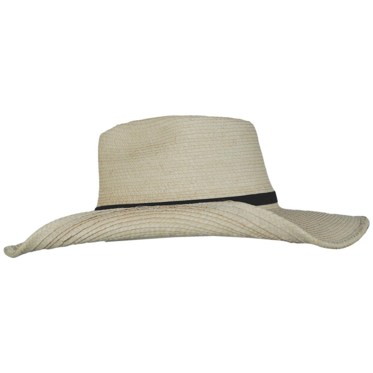 SunBody Hats | Aussie Teardrop Guatemalan Palm Leaf Straw Hat | 128209 | profile | NATURAL