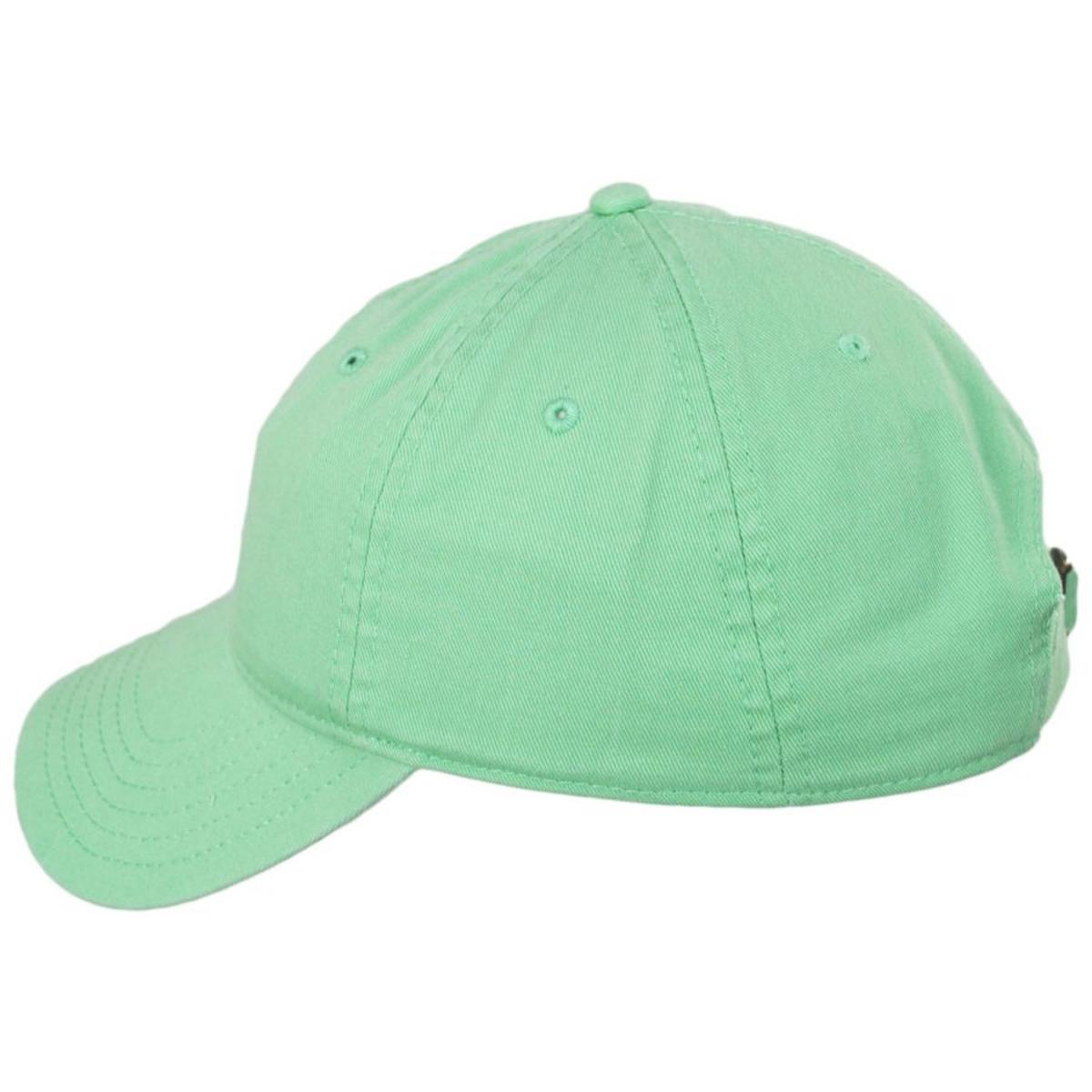 Otto | LoPro Washed Cotton Twill Strapback Baseball Cap Dad Hat | 201407 | profile | MINT