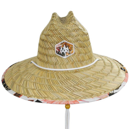 Hemlock Hat Co. | Maya Rush Straw Lifeguard Hat | 129595 | front | NATURAL