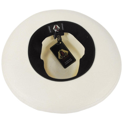 Jaxon Hats | Slicker Grade 8 Panama Straw Fedora Hat | 127151 | under | BLEACH