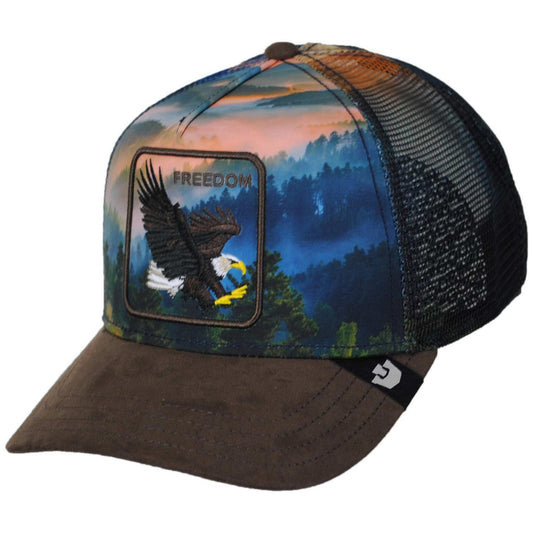Goorin Bros | Eagle In The Element Mesh Trucker Snapback Baseball Cap | 200775 | lead | GROUND