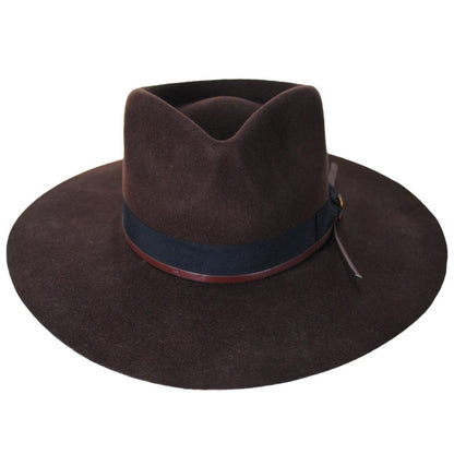 Peter Grimm | Byron Bay Wool Felt Rancher Hat | 136500 | front | DARK BROWN