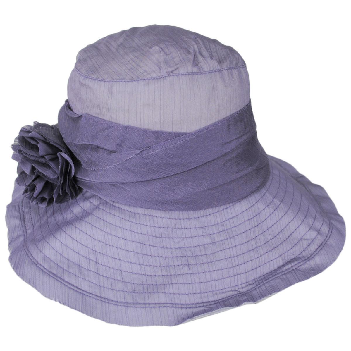 Jeanne Simmons | Romance Fabric Sun Hat | 106547 | lead | LAVENDER