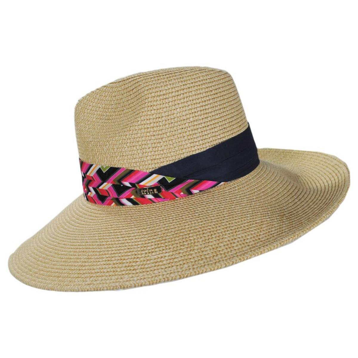 Azure Ultrabraid Toyo Straw Fedora Hat