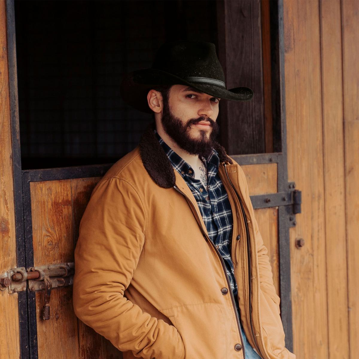 Jaxon Hats | Crushable Wool Felt Outback Hat | 135002 | lsmtwo | OLIVE GREEN