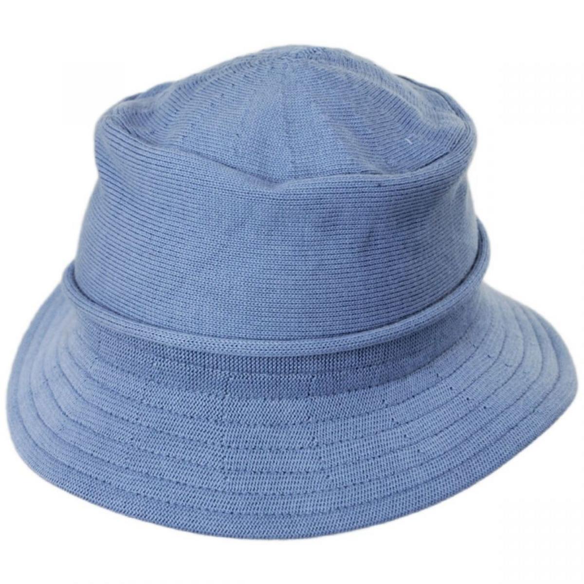 Parkhurst | Beach Cotton Knit Bucket Hat | 187151 | lead | DENIM