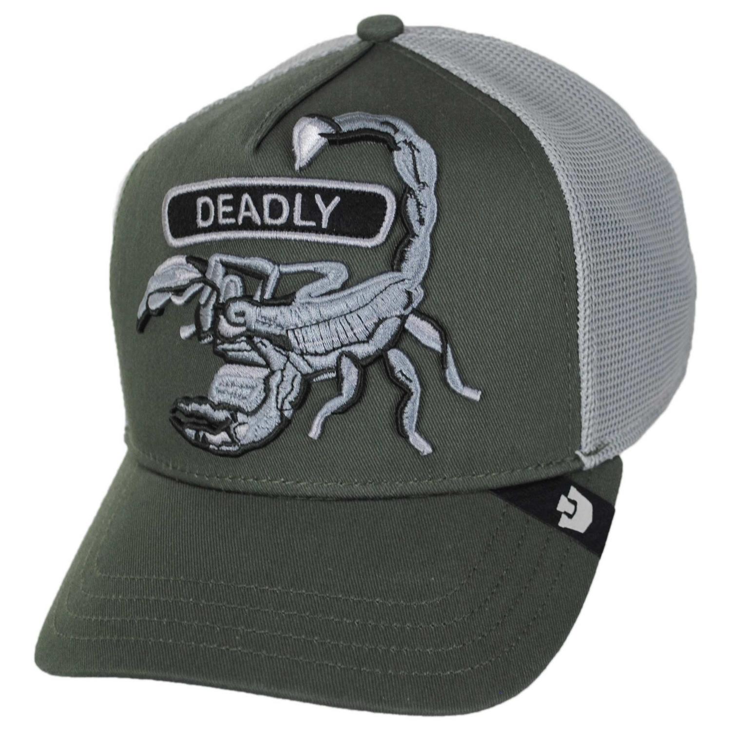 Goorin Bros | Classic Rocker Deadly Mesh Trucker Snapback Baseball Cap | 200793 | lead | PALM
