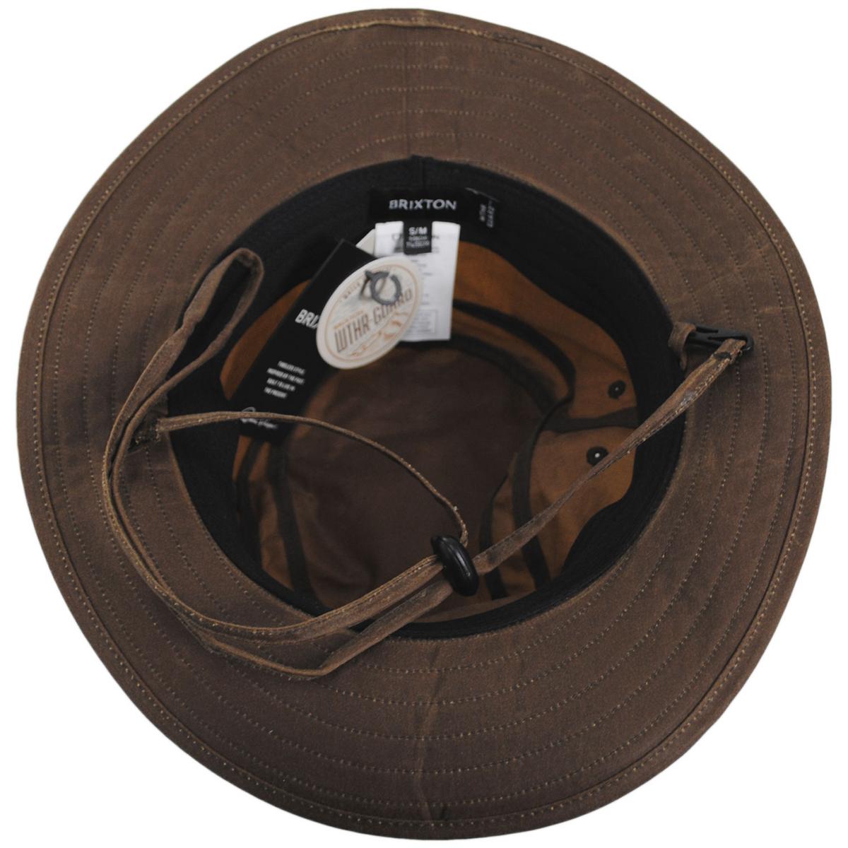 BRIXTON HATS | Dunes Safari Waxed Cotton Bucket Hat | 185554 | under | COPPER