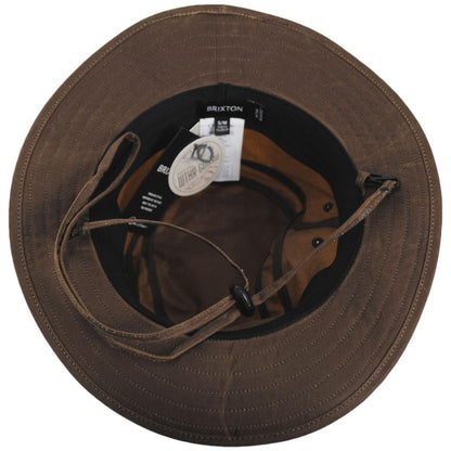 BRIXTON HATS | Dunes Safari Waxed Cotton Bucket Hat | 185554 | under | COPPER