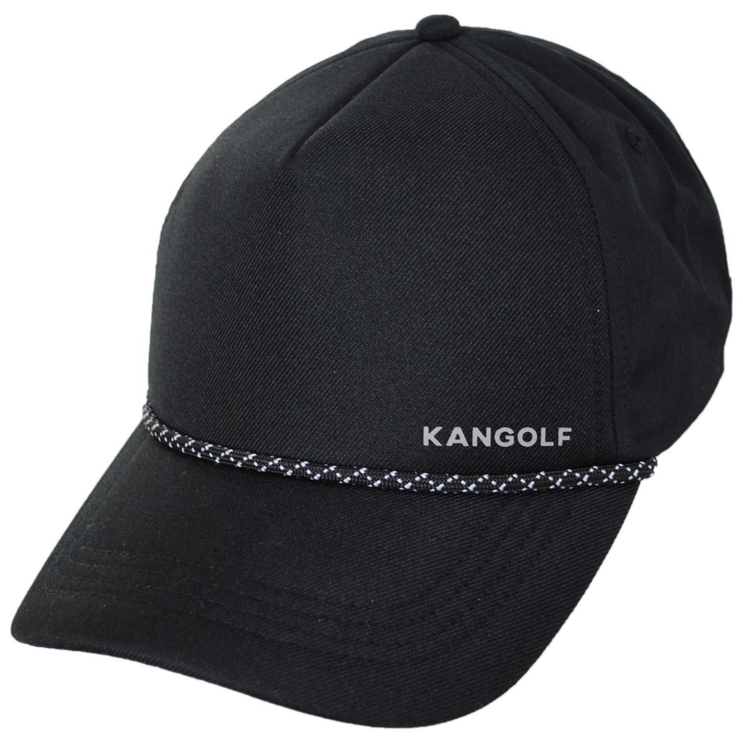 Kangol | Kangolf Cotton Blend Snapback Baseball Cap | 201143 | lead | BLACK