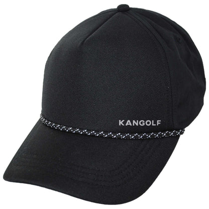 Kangol | Kangolf Cotton Blend Snapback Baseball Cap | 201143 | lead | BLACK