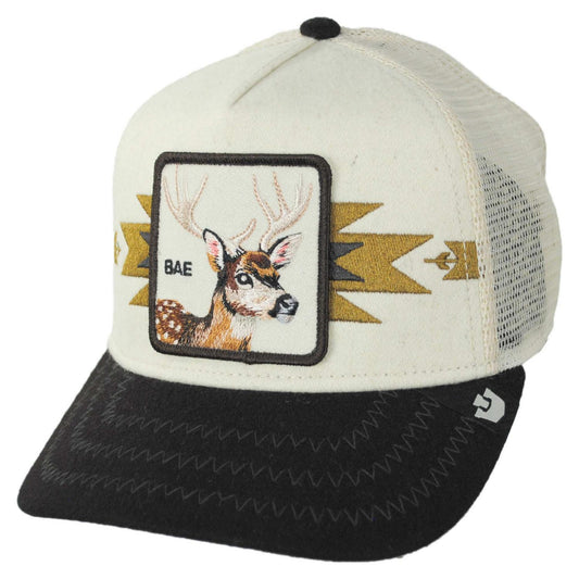 Goorin Bros | Canyon Bae Mesh Trucker Snapback Baseball Cap | 200861 | lead | CHALK