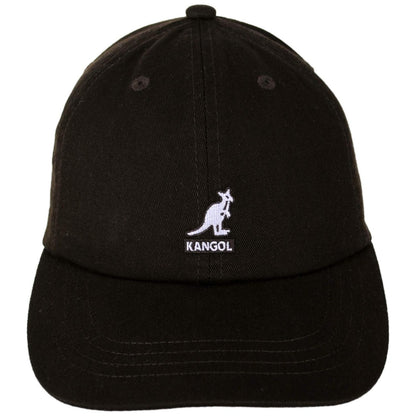 Kangol | Washed Cotton Strapback Baseball Cap Dad Hat - Fashion Colors | 201173A | front | COFFEE BEAN