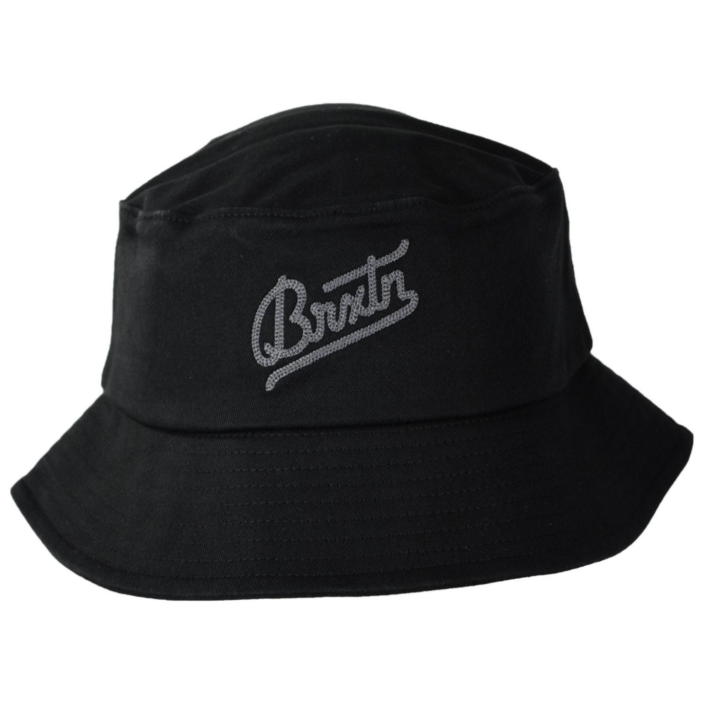 BRIXTON HATS | Eldon Cotton Packable Bucket Hat | 185560 | front | BLACK