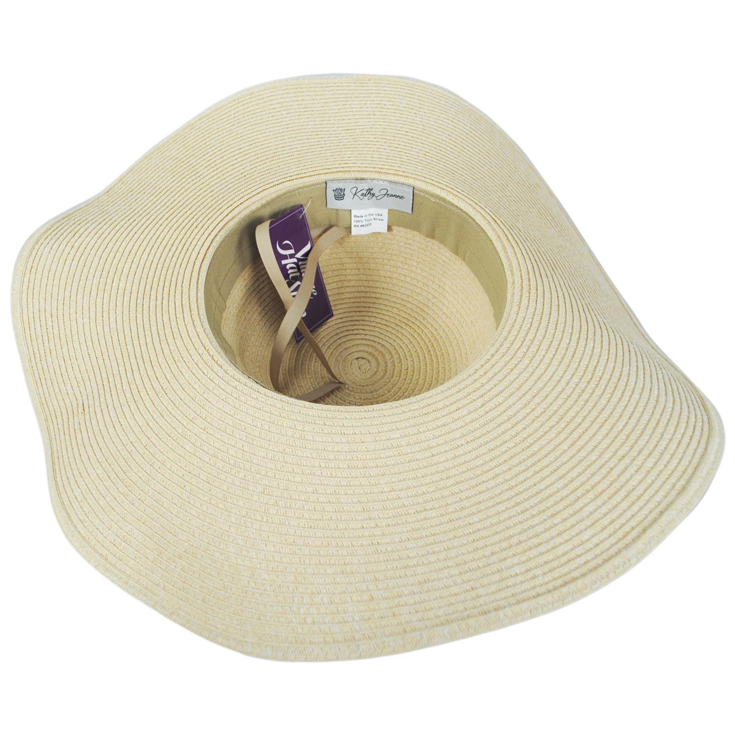 Kathy Jeanne | Toyo Braid Swinger Sun Hat | 100734 | under | SAND