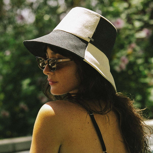 BRIXTON HATS | Harmony Toyo Straw Bucket Hat | 185558 | lsfone | NATURAL/BLACK