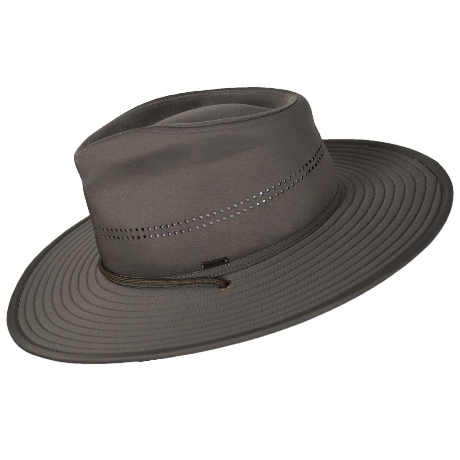 BRIXTON HATS | Beck Cotton Journey Outback Hat | 402615 | profile | OLIVE