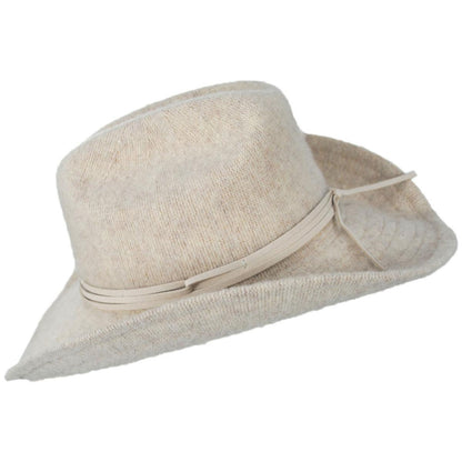 San Diego Hat Company | Rowley Wool Knit Cowboy Hat | 108660 | profile | OATMEAL