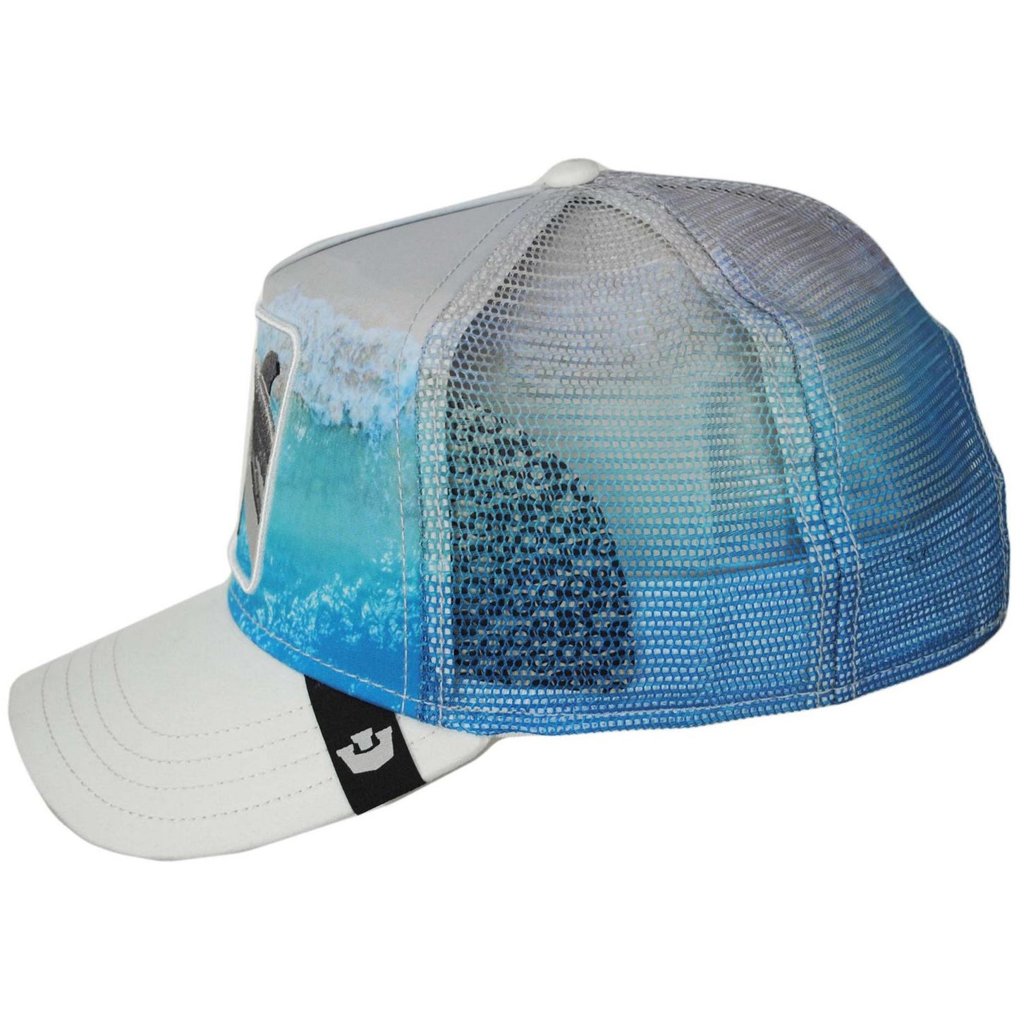 Goorin Bros | Dolphin In The Element Mesh Trucker Snapback Baseball Cap | 200778 | profile | DUST