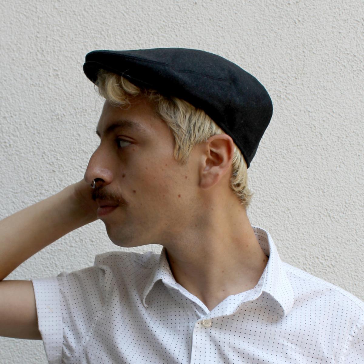 Baskerville Hat Company | Hampstead Japanese Wool Ivy Cap | 167651 | lsmone | CHARCOAL