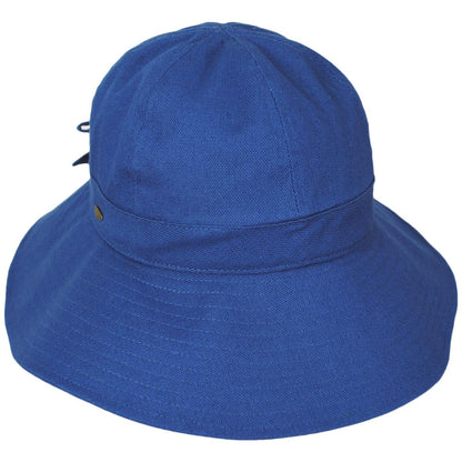 Scala | Elda Cotton Facesaver Cap | 106416 | lead | ATLANTIC BLUE