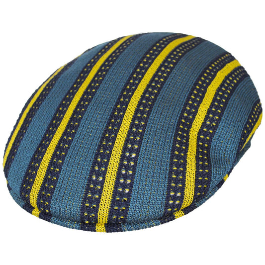 Kangol | Resort Stripe 504 Ivy Cap | 160846 | lead | CELESTIAL TEAL MULTI