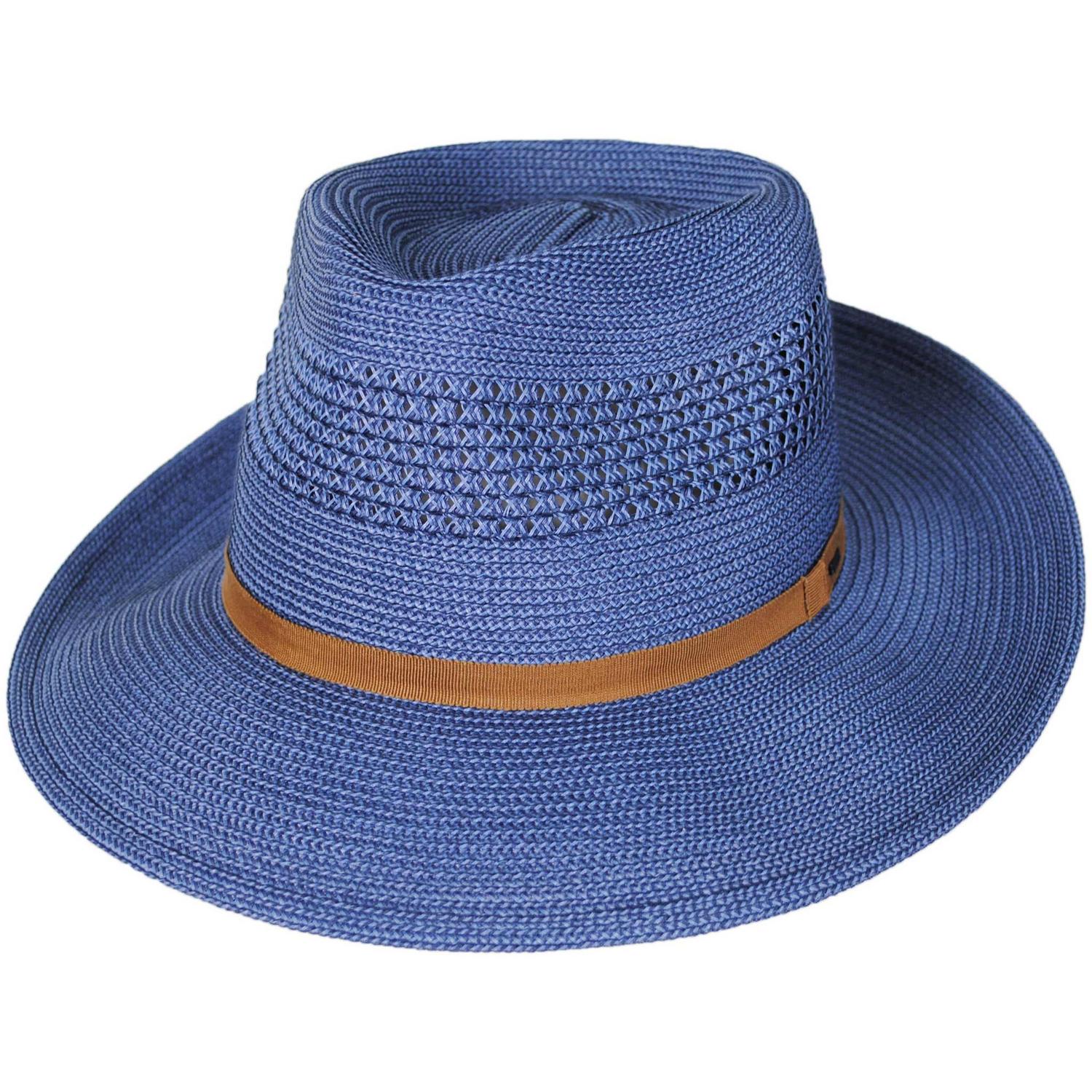 Bailey 1922 | Gratz PP Braid Straw Fedora | 127930 | lead | BLUE