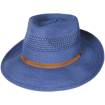 Bailey 1922 | Gratz PP Braid Straw Fedora | 127930 | lead | BLUE
