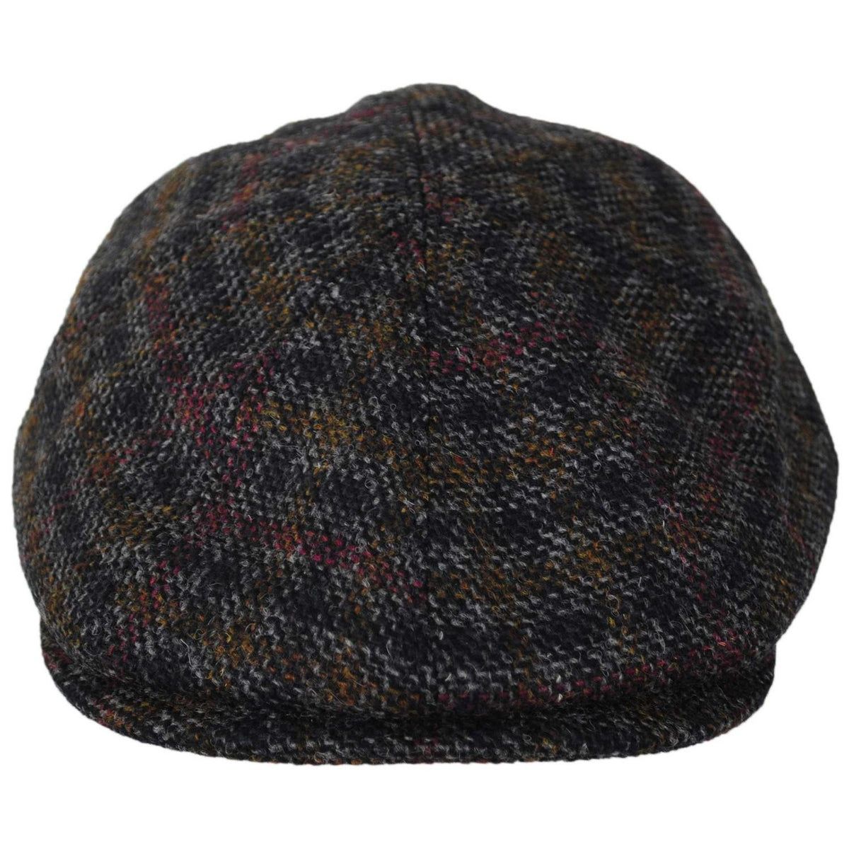 Bailey 1922 | Faro Italian Wool Newsboy Cap | 167242 | front | CHARCOAL PLAID