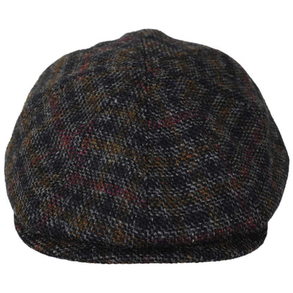 Bailey 1922 | Faro Italian Wool Newsboy Cap | 167242 | front | CHARCOAL PLAID