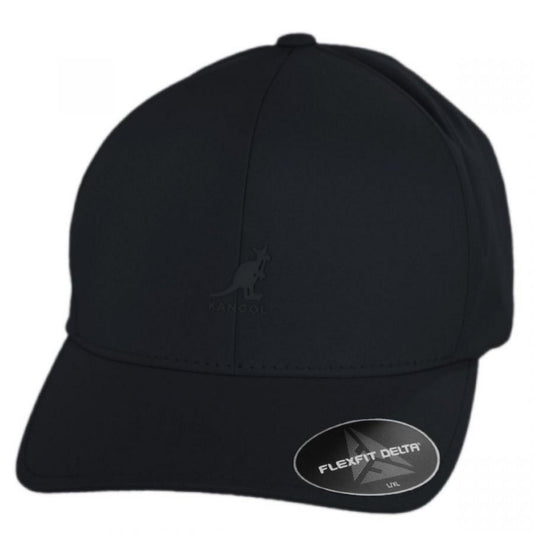 Kangol | Flexfit Delta Tech Fitted Baseball Cap | 201189 | lead | BLACK